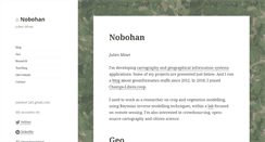 Desktop Screenshot of nobohan.be
